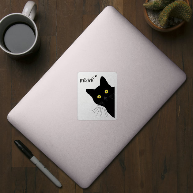 Meow! - Black Cat by KneppDesigns